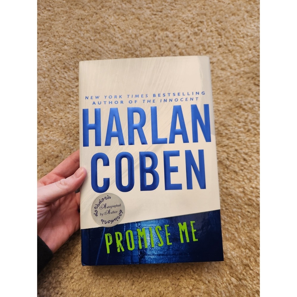 Promise Me by Harlan Coben Autographed Signed Hard‎ Back Book